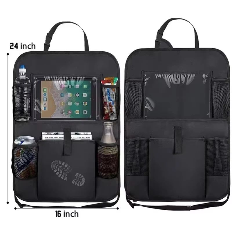 Useful Tablet Accessories - Car Seat Organizer Multifunctional Oxford Fabric