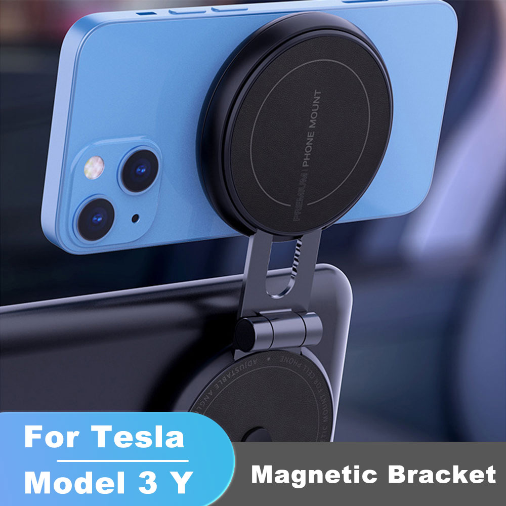Tesla Tablet Accessories - Hidden Magnetic Car Phone Holder For