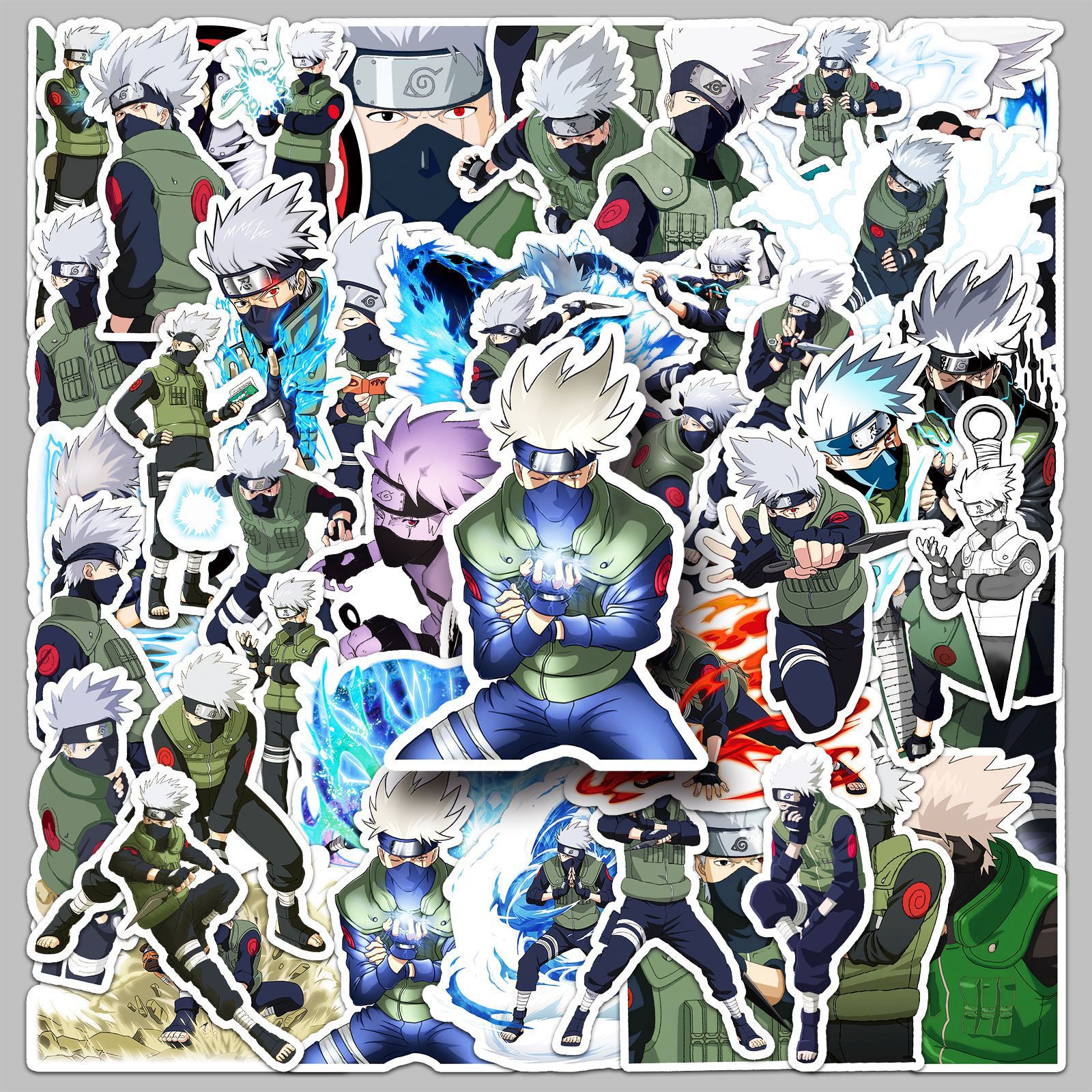 Tablet Accessories - 50pcs Anime Naruto Hatake Kakashi‌ Graffiti