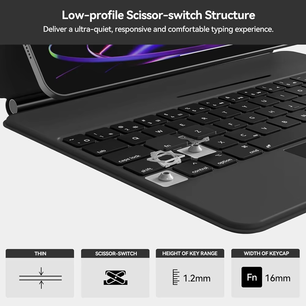 Wireless Keyboard With Magneti - Magnetic Case Smart 리뷰 및 가격