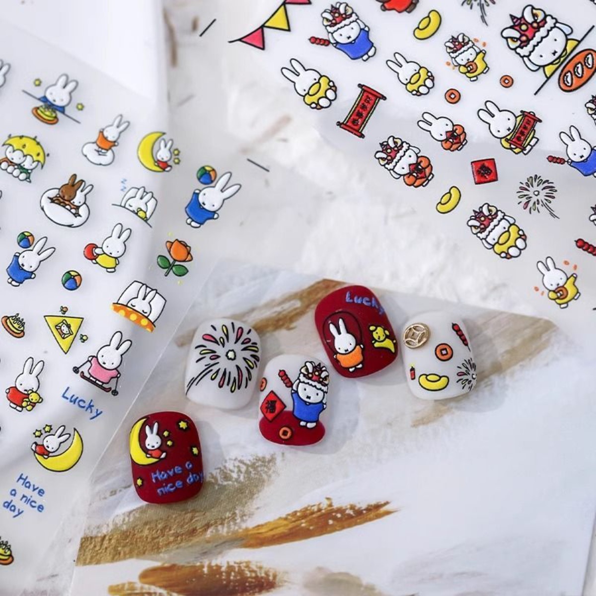 Kawaii Miffy Rabbit Stickers C - Fire Tablet Accessories 리뷰 및 가격