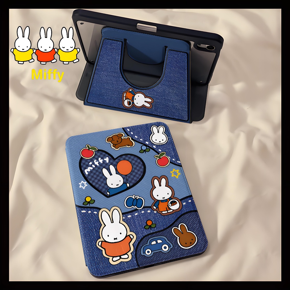 Kawaii Miffy Rabbit Tablet Cas - Fire Tablet Accessories 리뷰 및 가격