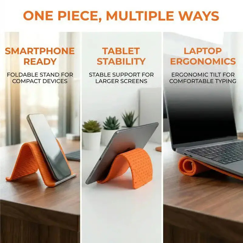Silicone Foldable Phone Stand  - Tablet Accessories 리뷰 및 가격
