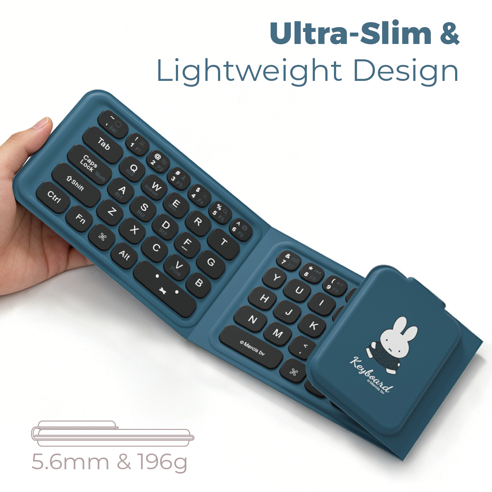 Miffy Triple fold keyboard Cut - Fire Tablet Accessories 리뷰 및 가격