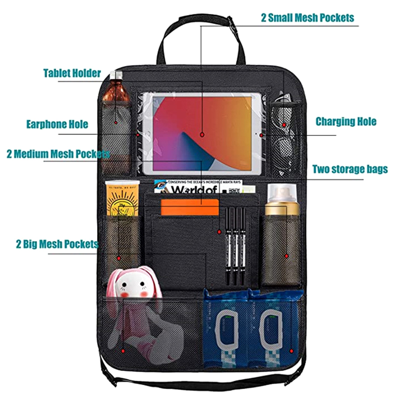 1pc Car Backseat Organizer wit - Tablet And Accessories Bag 리뷰 및 가격