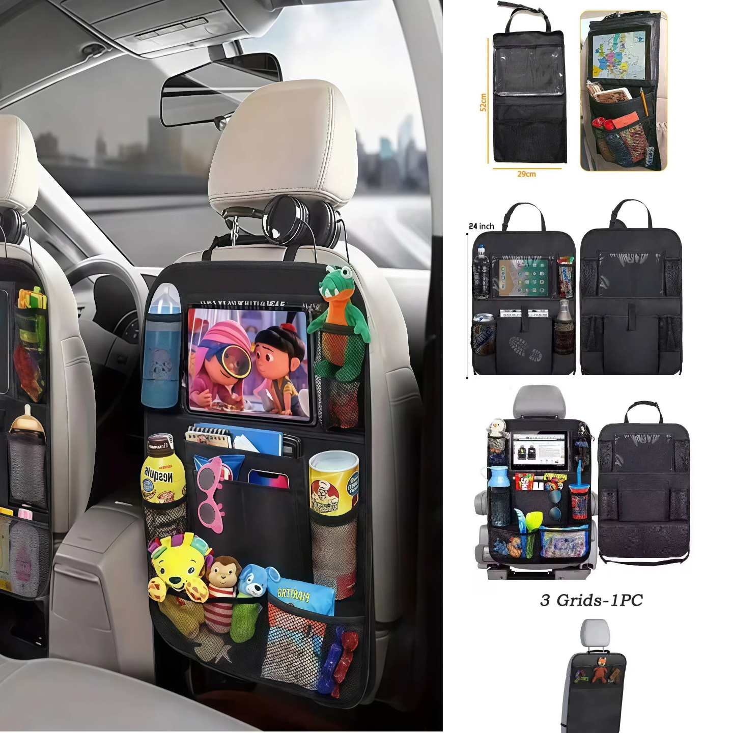 Car Seat Organizer Multifuncti - Useful Tablet Accessories 리뷰 및 가격