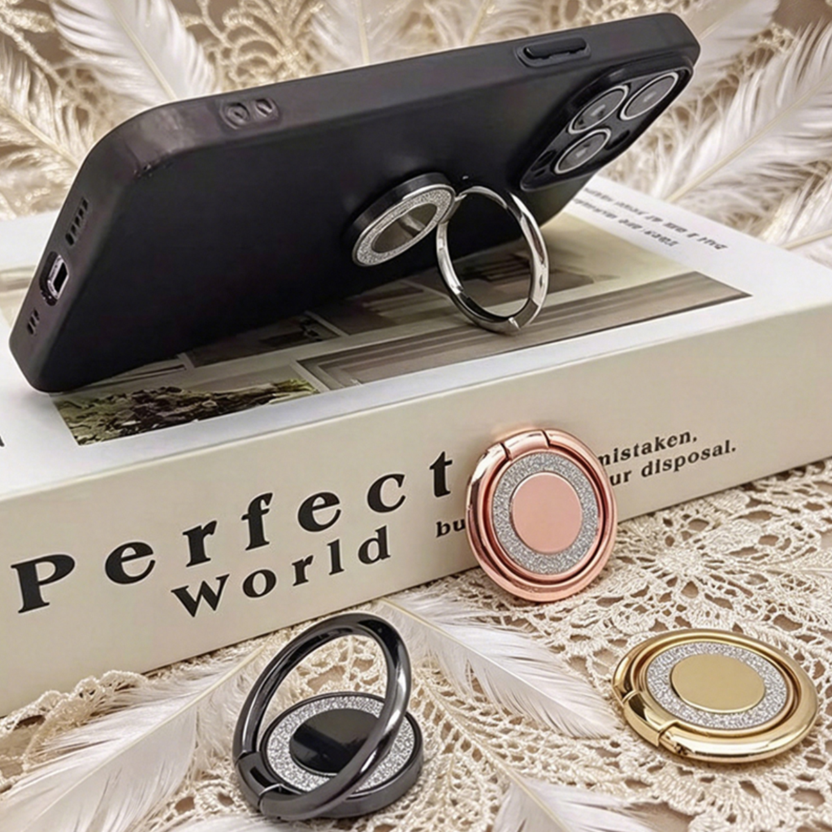 Universal Glitter Phone Ring H - Useful Tablet Accessories 리뷰 및 가격