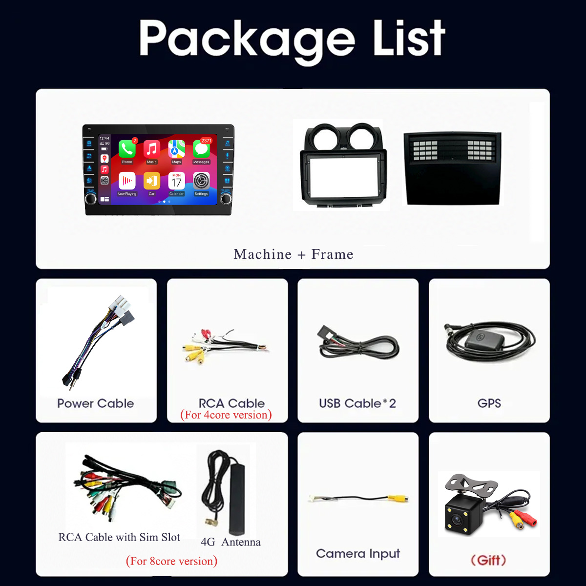 8G+128G Android 14 Car Autorad - Tablet Danish Mobile & Accessories Faisalabad 리뷰 및 가격