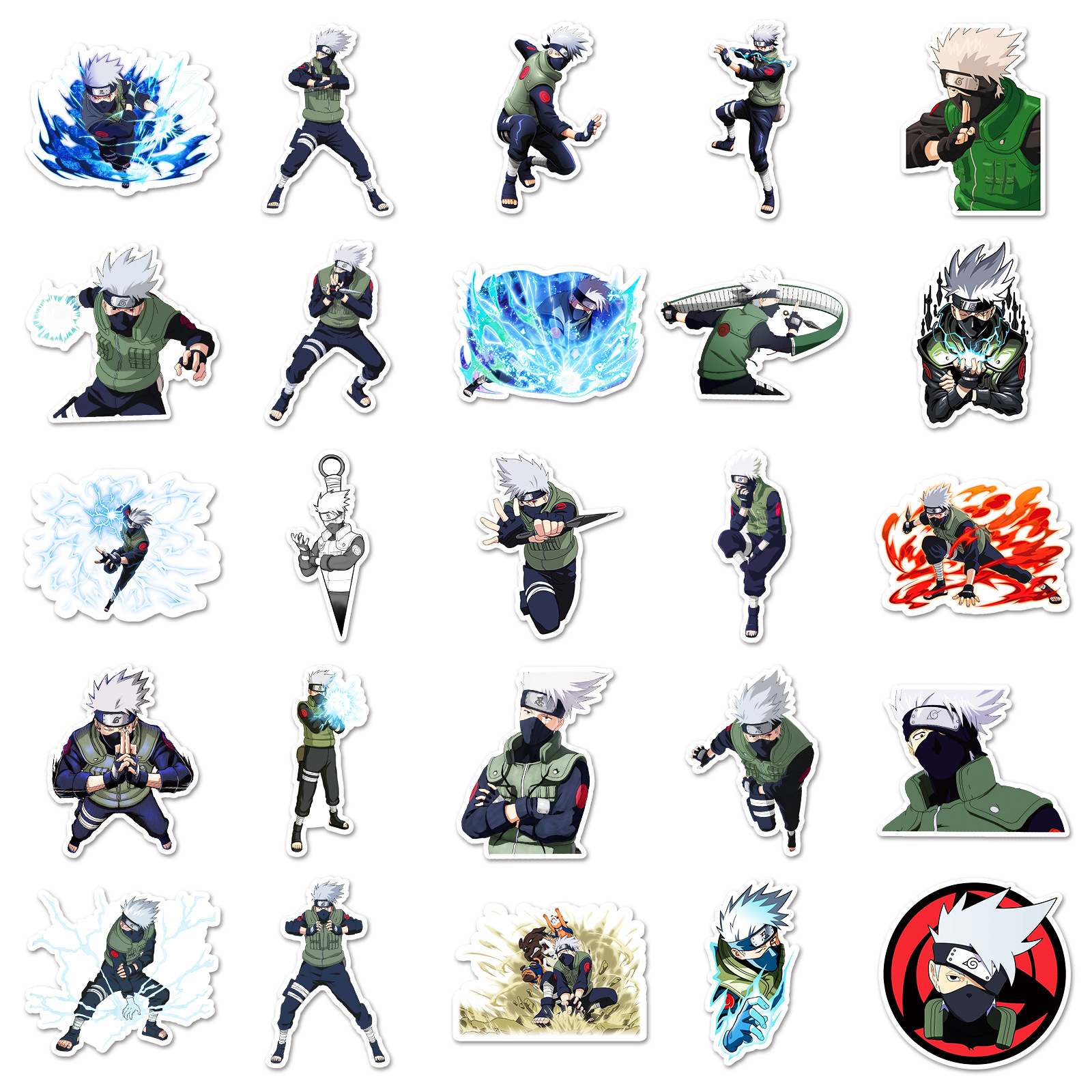 50pcs Anime Naruto Hatake Kaka - Tablet Accessories 리뷰 및 가격