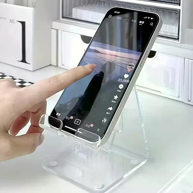Transparent Acrylic Phone Stan - Tablet Accessories 리뷰 및 가격