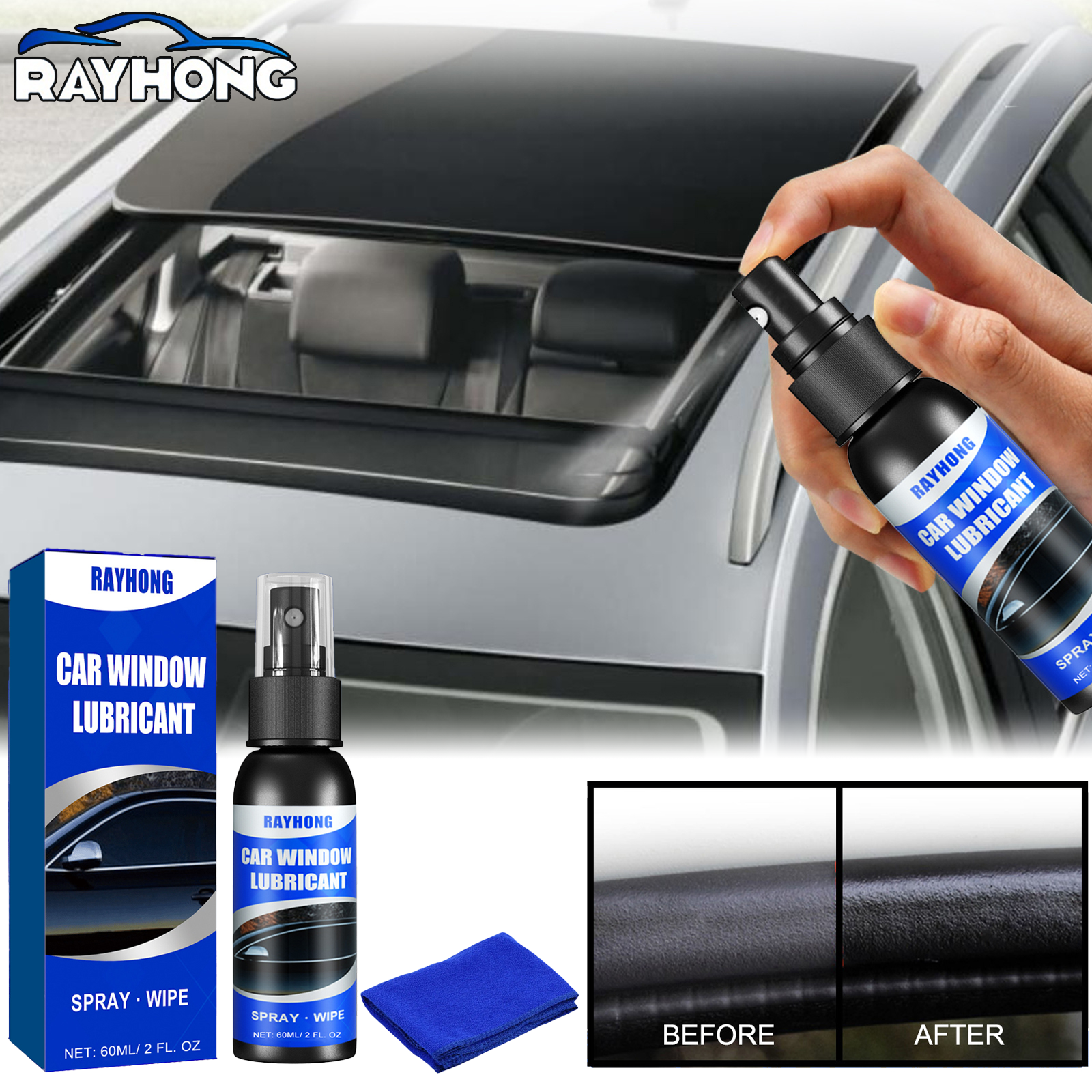 Car Window Lubricant Spray 60m - Windows Tablet Accessories 리뷰 및 가격