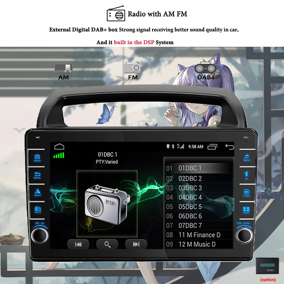 8G+128G Android 14 For Kia Car - Tablet Danish Mobile & Accessories Faisalabad 리뷰 및 가격