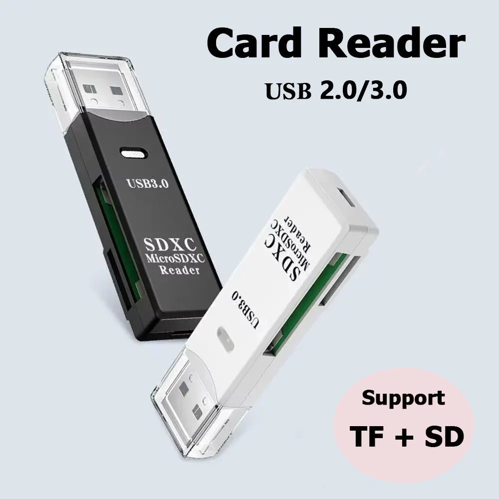 2-in-1 Card Reader USB 3.0/2.0 - Tablet Accessories For Reading 리뷰 및 가격