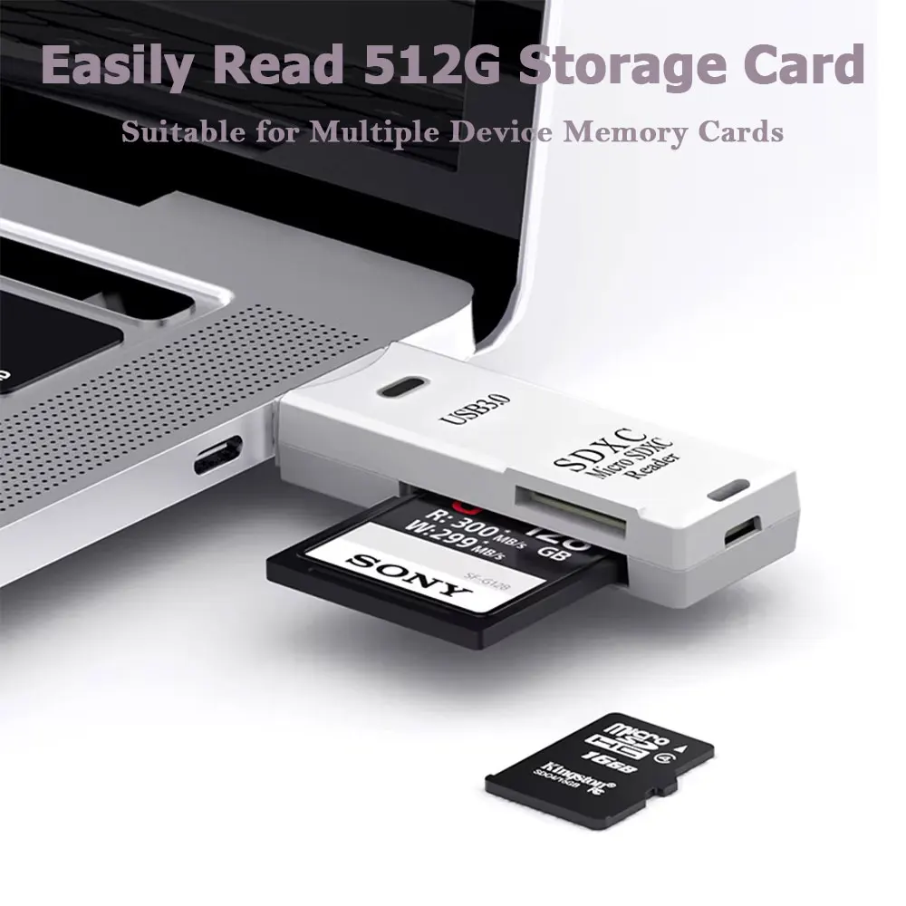 2-in-1 Card Reader USB 3.0/2.0 - Tablet Accessories For Reading 리뷰 및 가격