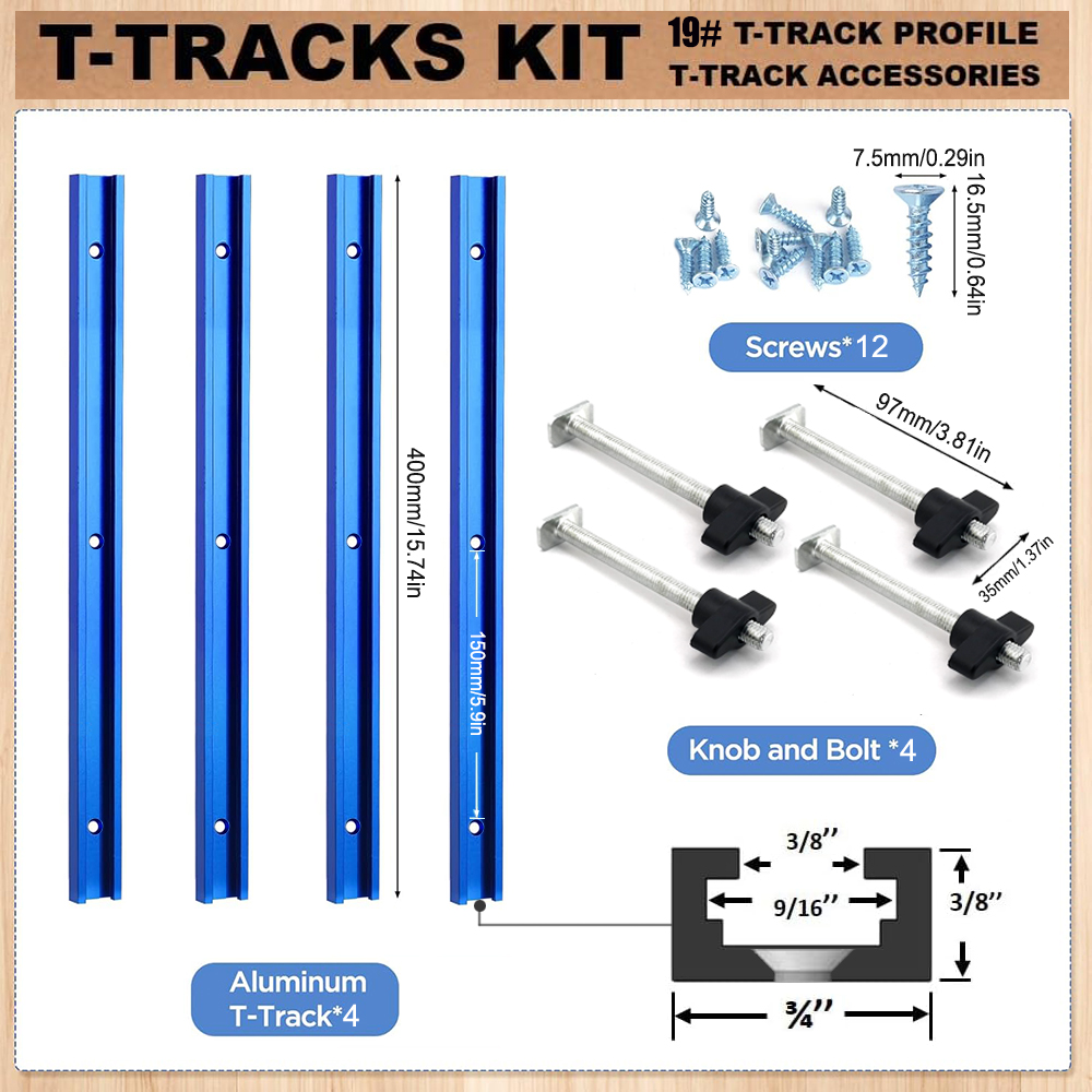 Woodworking 19# T-track Kit an - Tablet Accessories 리뷰 및 가격