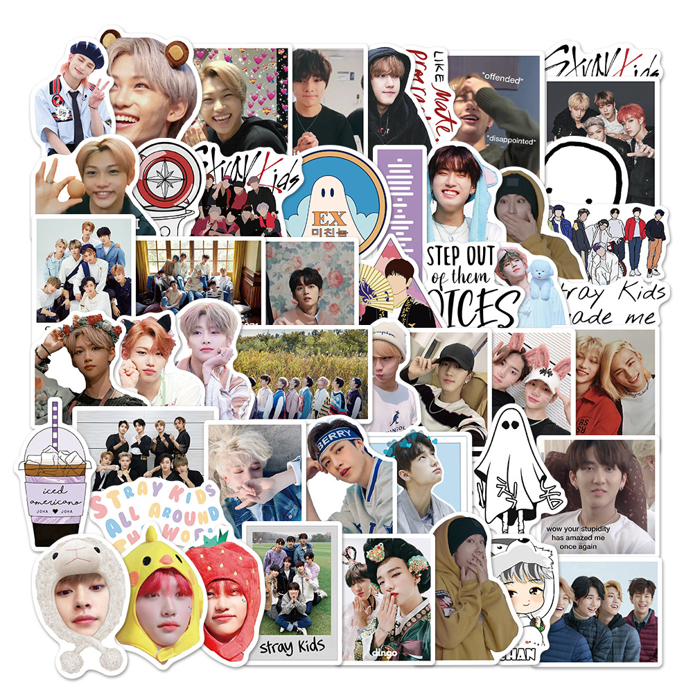 New Stray Kids Stickers Skzoo  - Useful Tablet Accessories 리뷰 및 가격