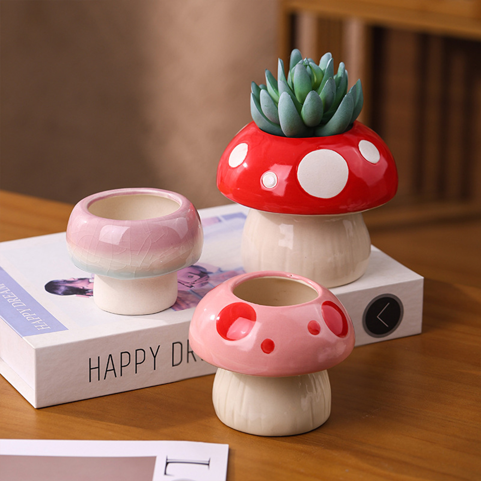 Creative Ceramic Vase Cute Mus - Tablet Reading Accessories 리뷰 및 가격