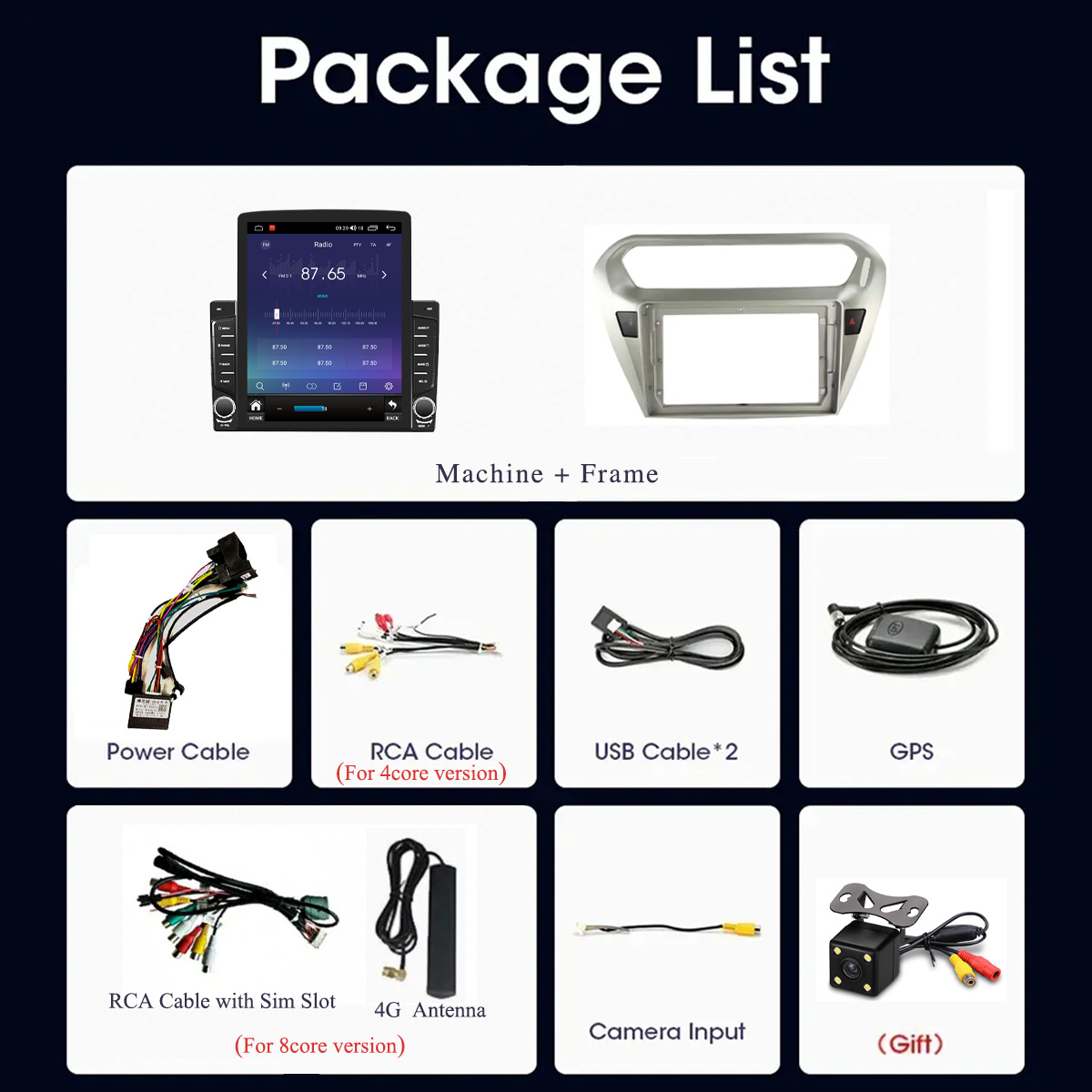8G+128G Android 14 For Peugeot - Tablet Danish Mobile & Accessories Faisalabad 리뷰 및 가격