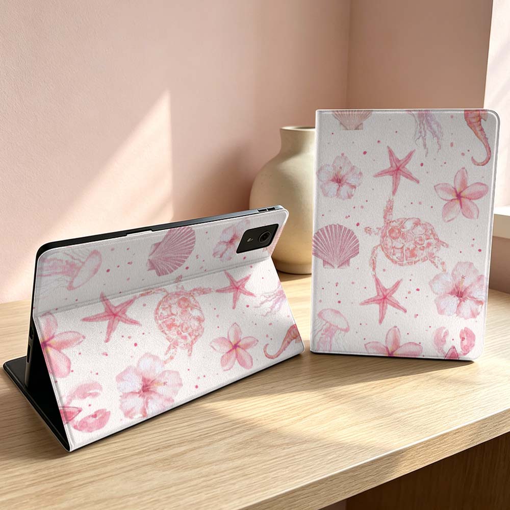 Pink starfish turtle pattern S - Lenovo Tablet P12 Accessories 리뷰 및 가격