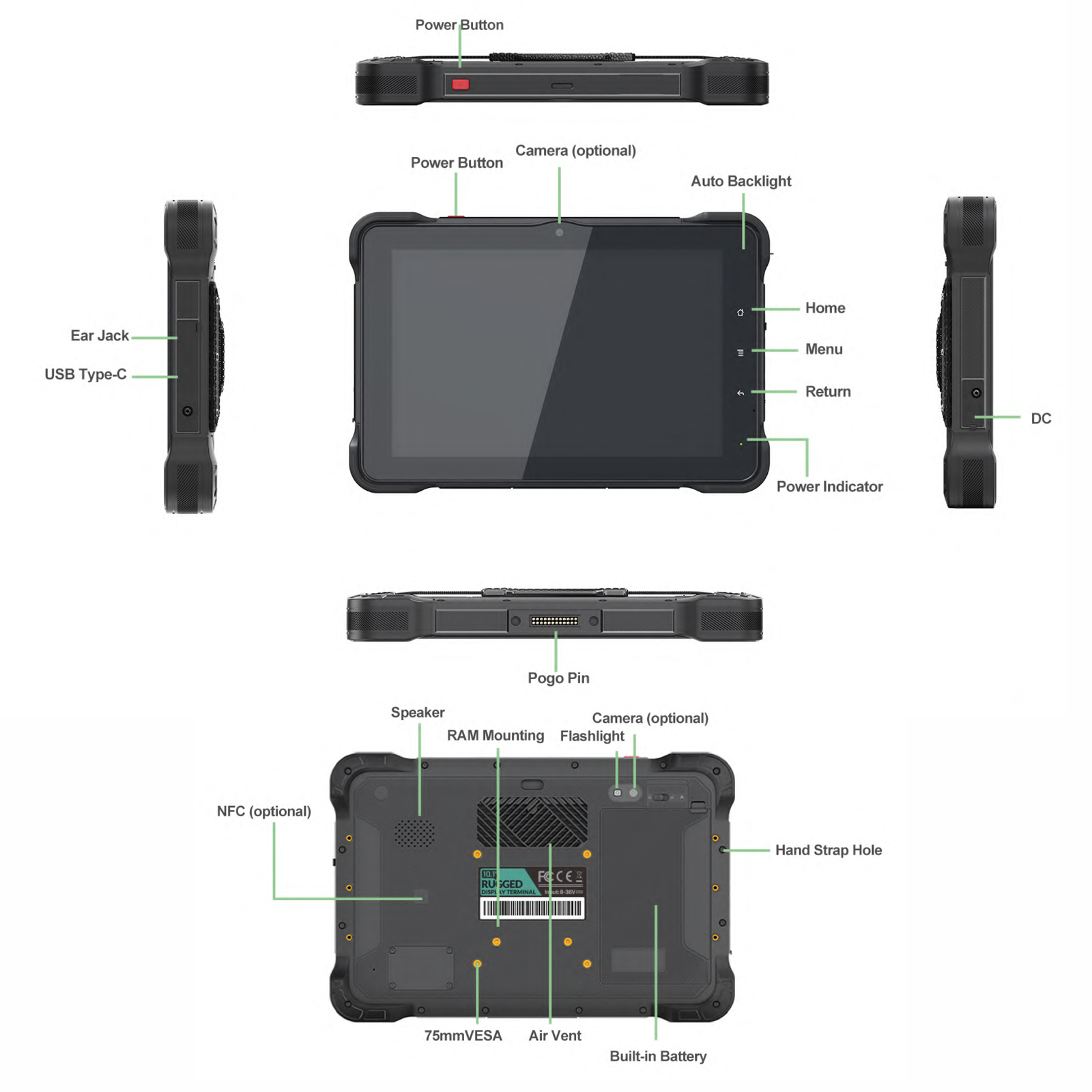 New Rugged 10.1 Inch 4G LTE GP - Tablet Car Mount 리뷰 및 가격