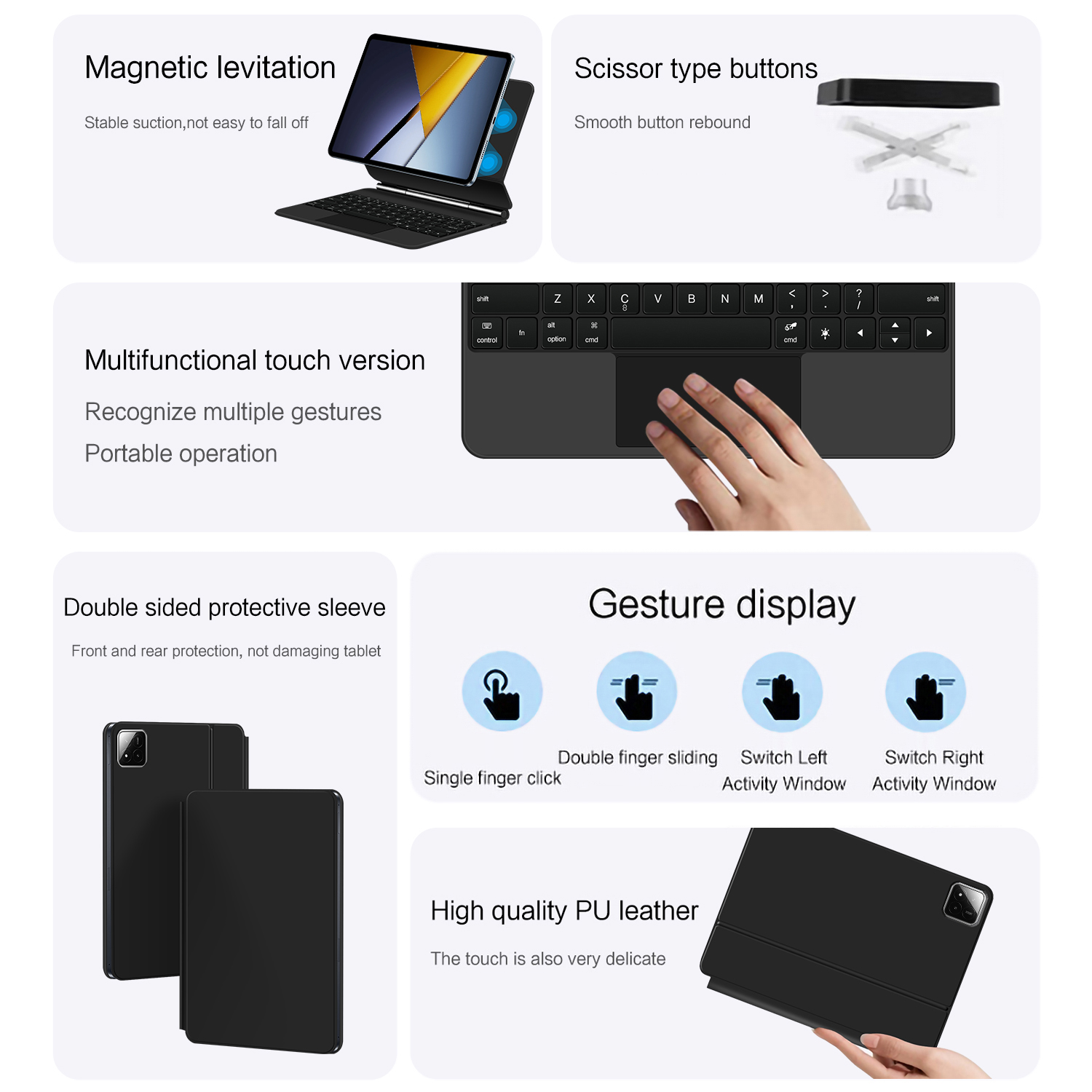 Magnetic Magic Keyboard For Xi - Magnetic Case Smart 리뷰 및 가격