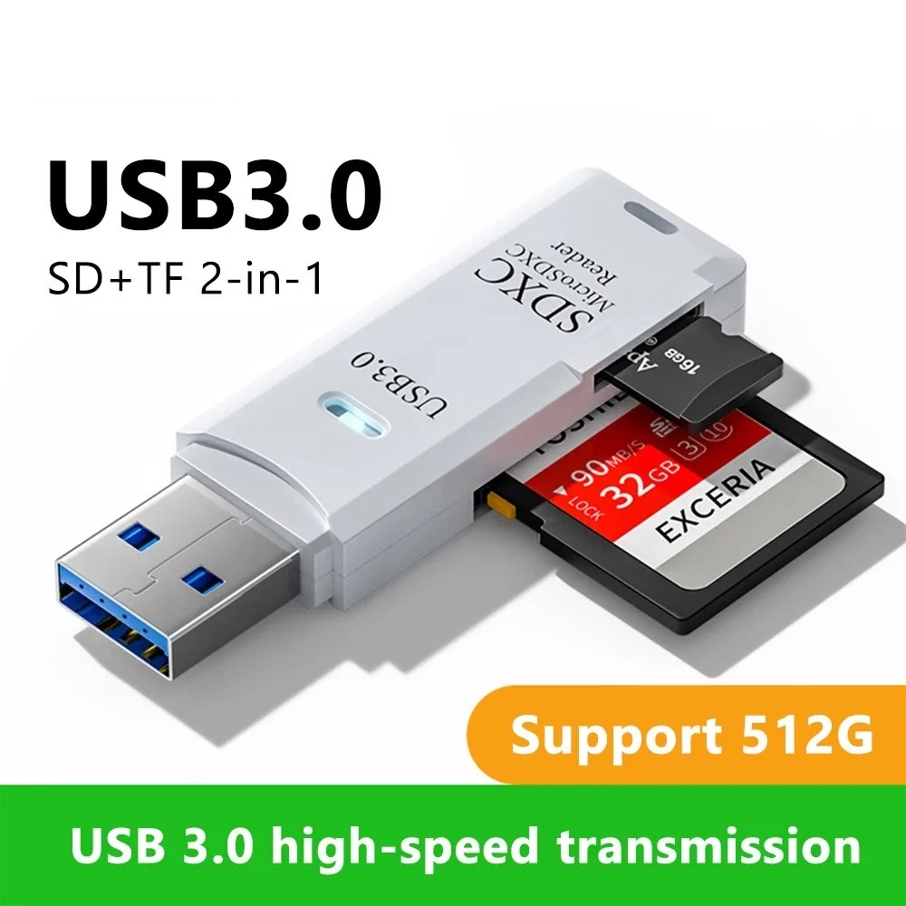 2 in 1 USB 3.0 Card Reader Hig - Tablet Accessories For Reading 리뷰 및 가격
