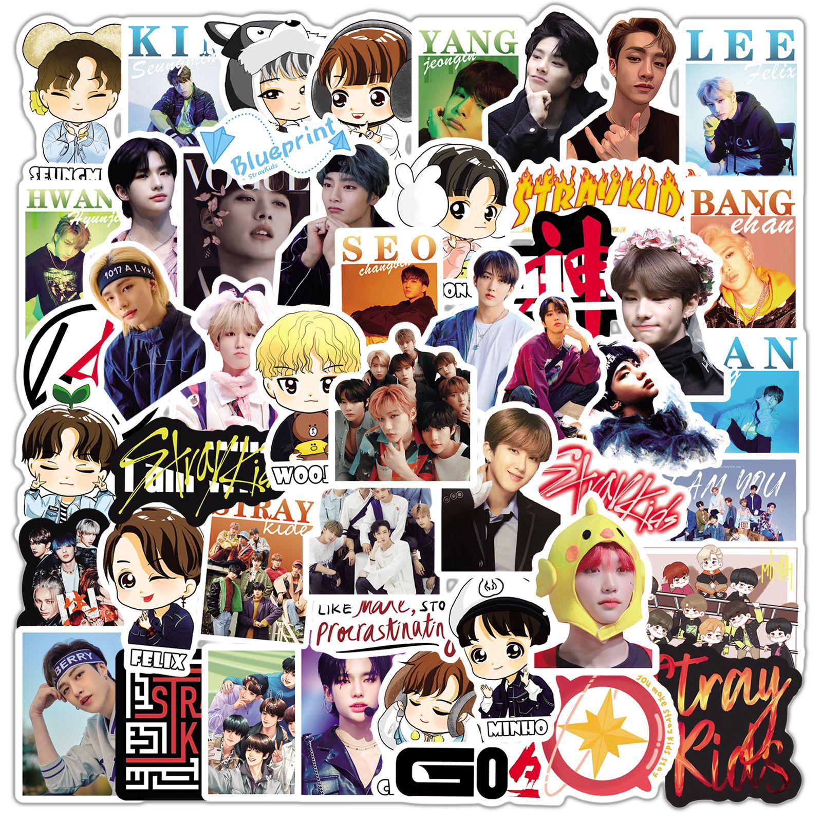 2026 50pcs Stray Kids Sticker  - Useful Tablet Accessories 리뷰 및 가격