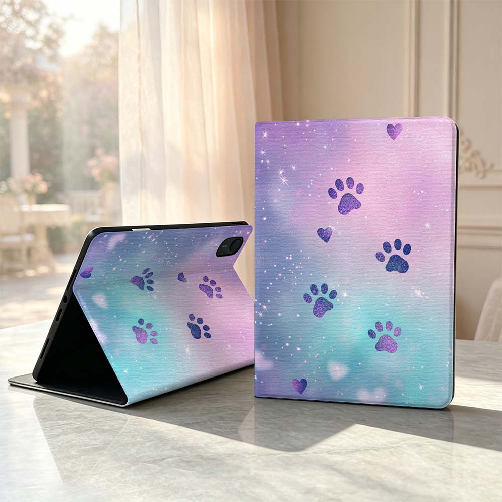 Cartoon Glitter Paw Prints Sof - Lenovo Tablet P12 Accessories 리뷰 및 가격
