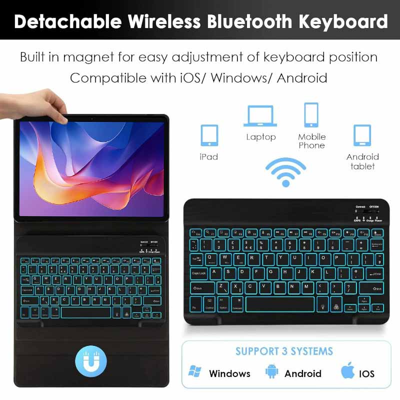 Keyboard Case for OPPO Pad SE  - Oppo Tablet Accessories 리뷰 및 가격